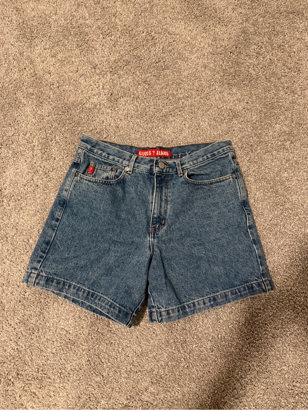 GUESS Vintage Blue Denim Shorts Size 29
